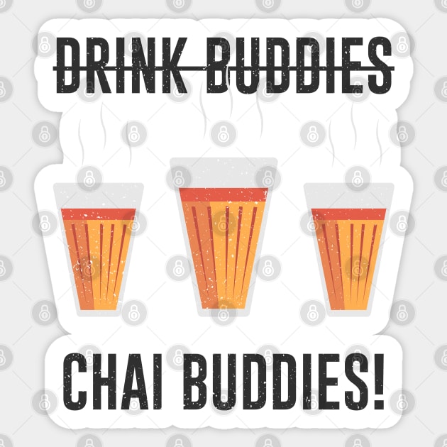 Funny Bohot Chai Hindi Quote Sticker by TheVintageChaosCo.